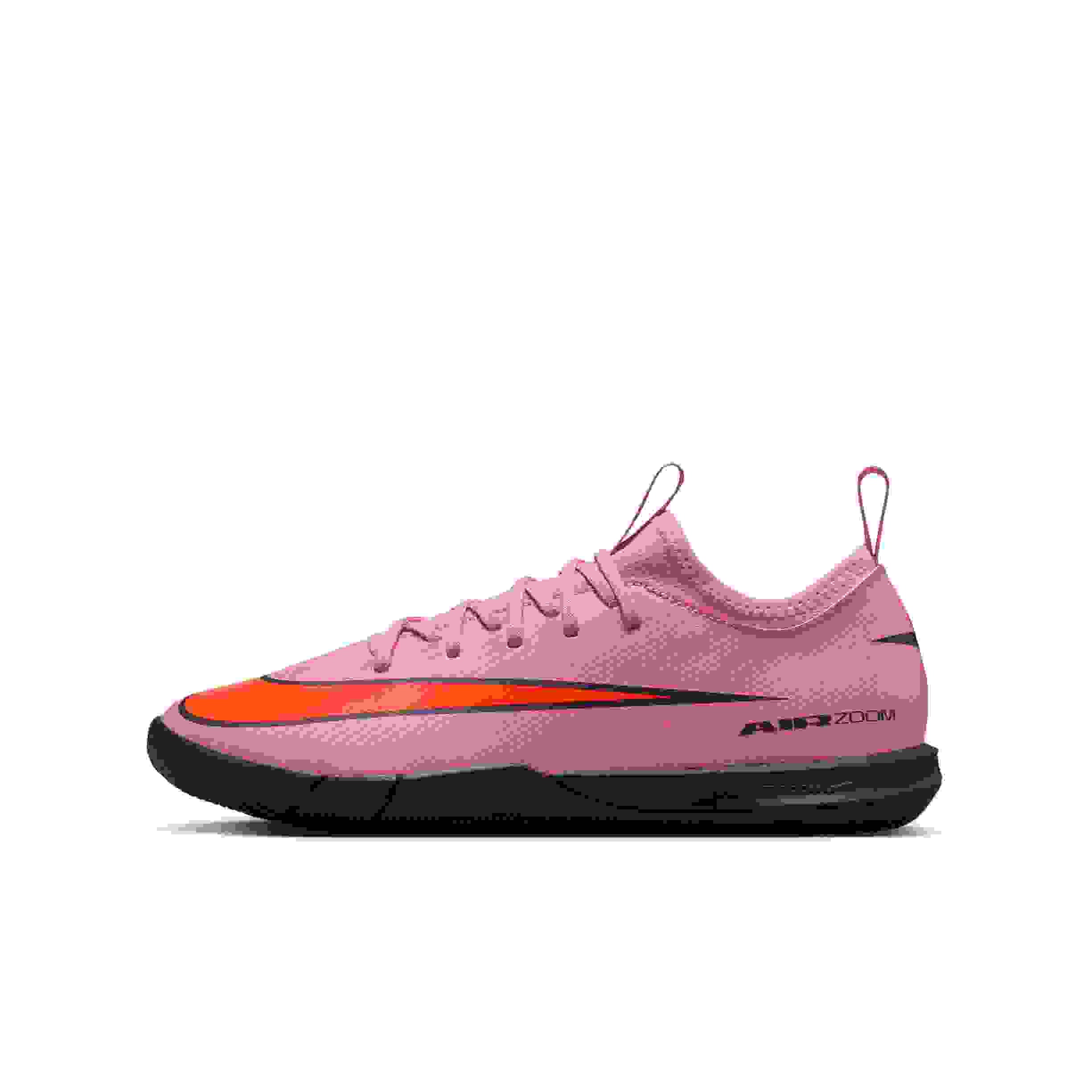 Nike Jr. Mercurial Vapor 16 Academy IC Grade School Kids' "Magic Flamingo/Crimson/Black" Soccer Shoe